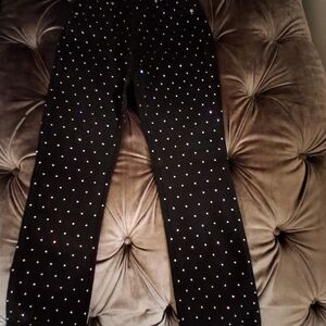 Gianni Bini Black Studded Pants